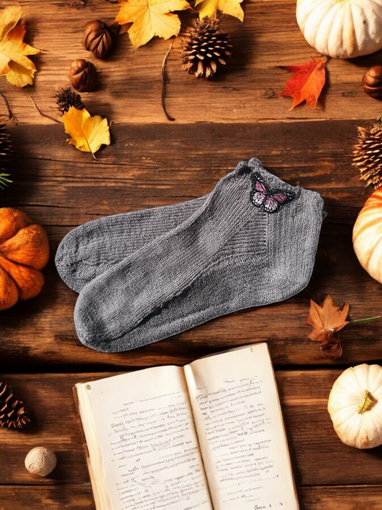 Embroidered Patch On Socks